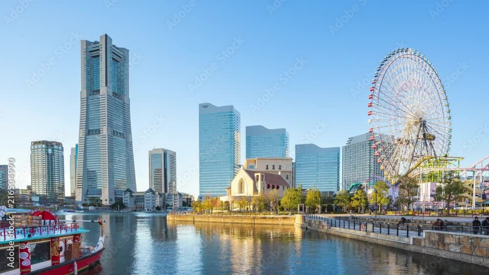 Yokohama city skyline day to night timelapse
Yokohama city skyline day to night timelapse