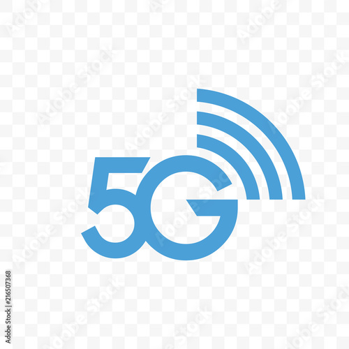 5G internet network vector logo icon