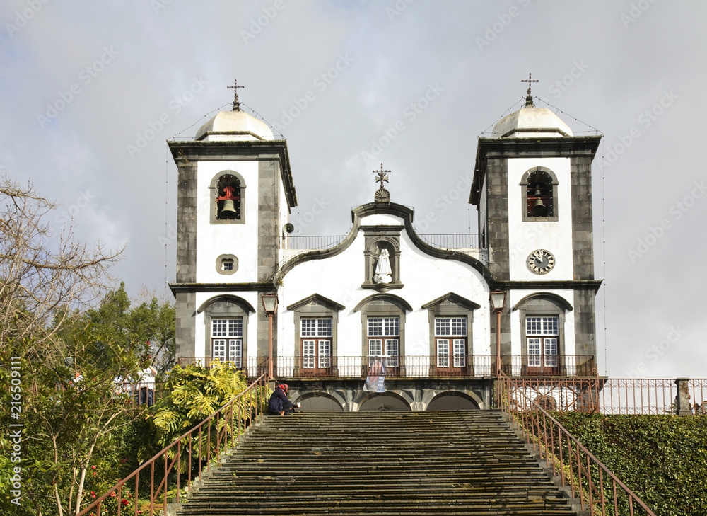 Nossa Senhora do Monte church in Funchal. Madeira island. Portugal