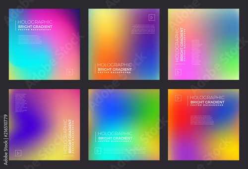 holographic fluid bright gradient