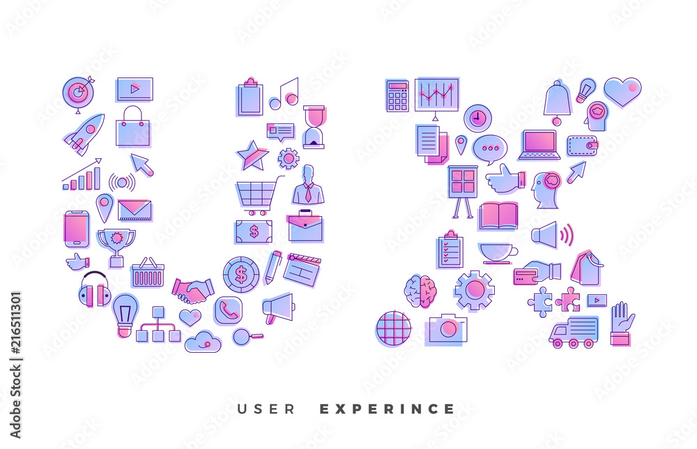 Icons combination to UX / UI Icons combination to UX / UI