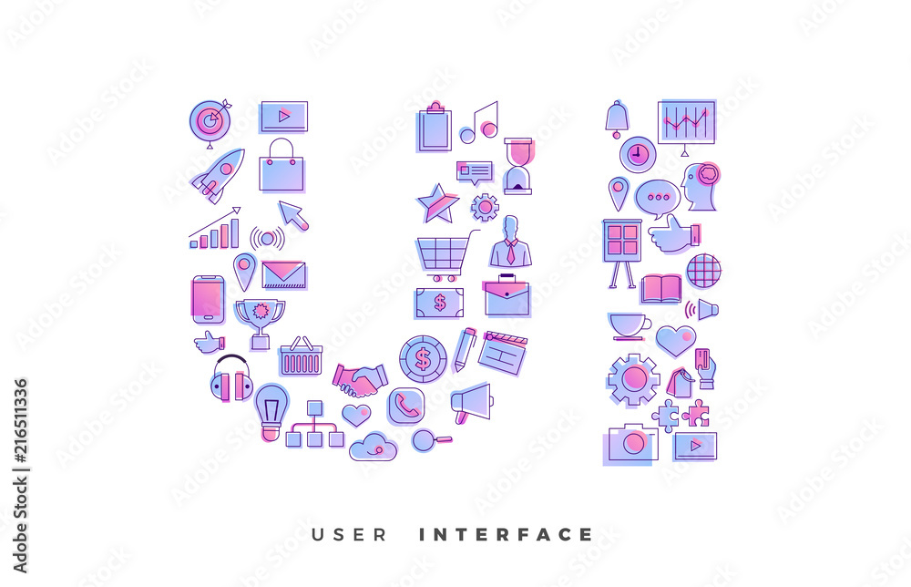 Icons combination to UX / UI Icons combination to UX / UI