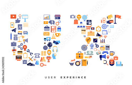 Icons combination to UX / UI