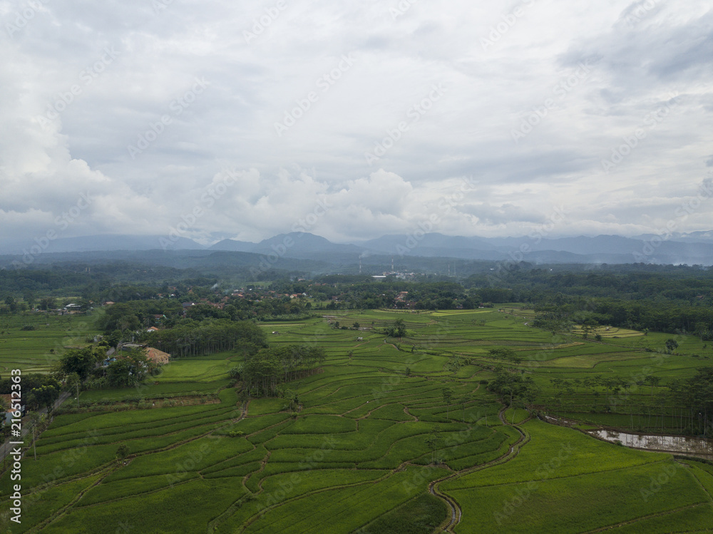 Landscape on west java Indonesia