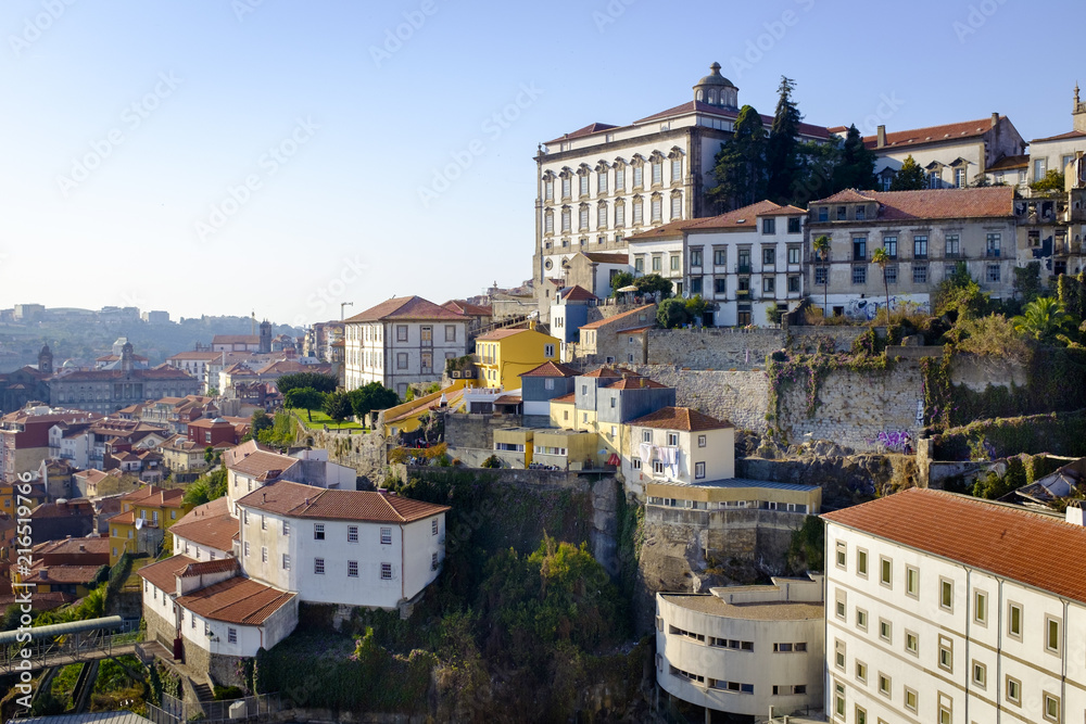 Cityscape of the historical city Porto, Portugal