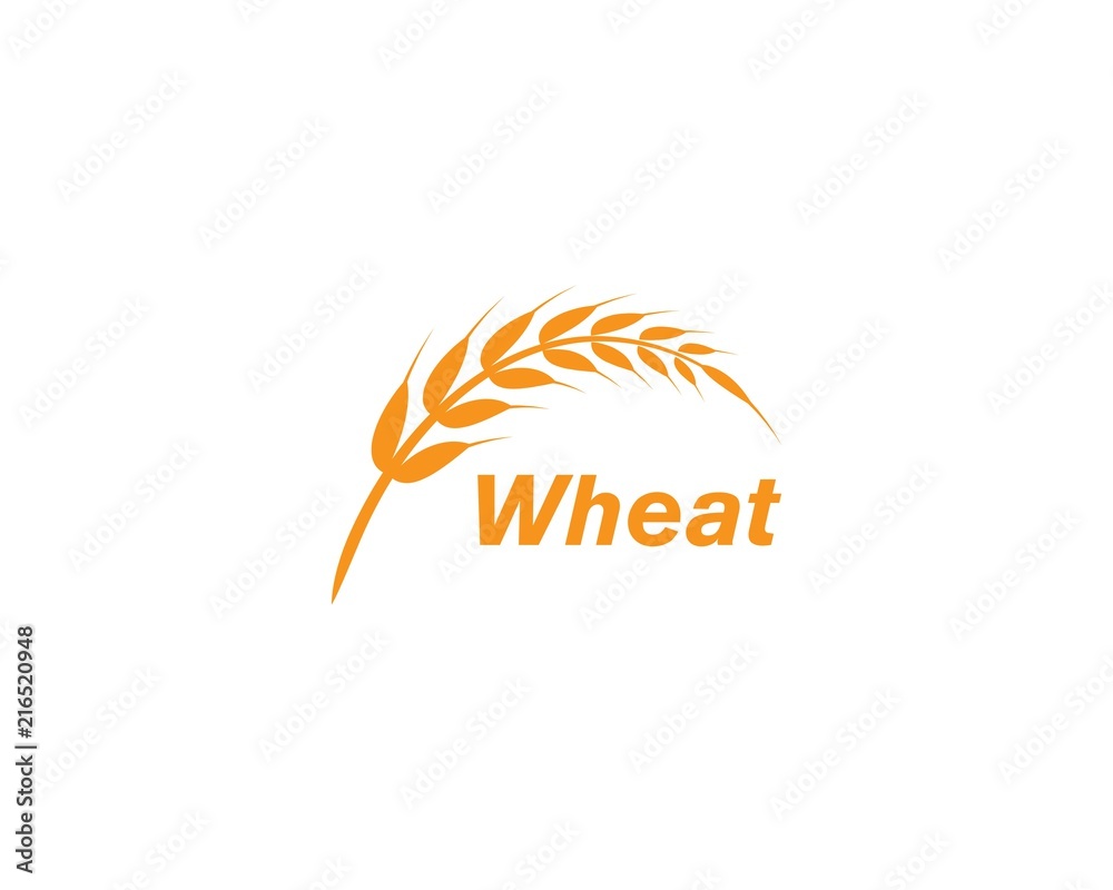 wheat Logo Template