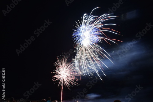 Feuerwerk am Wasser