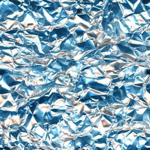 Foil aluminum silver blue light seamless texture  gentle orange blue pattern  soft multicolor background
