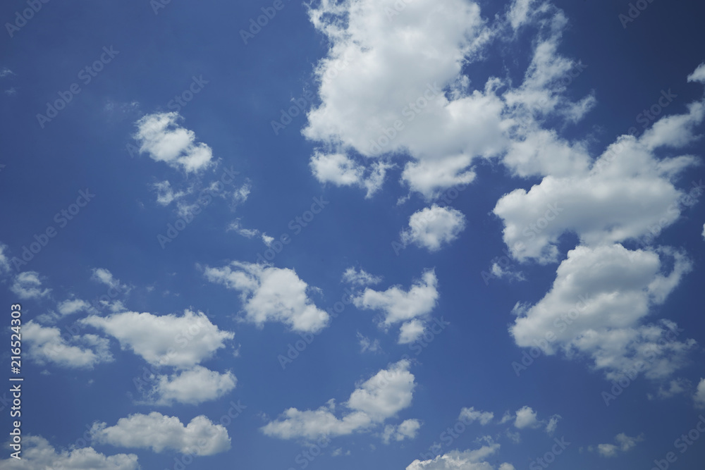 Obraz premium blue sky with clouds