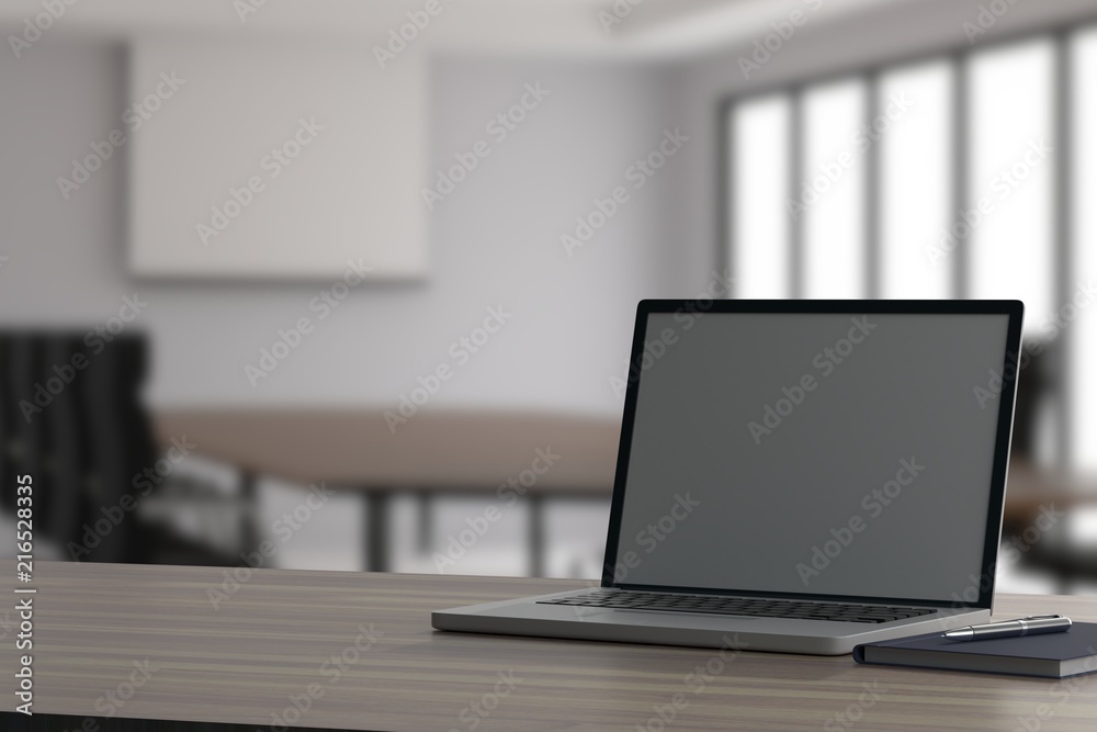 Fototapeta premium computer concepts work 3d rendering