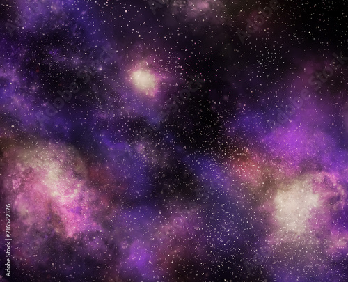 Fototapeta Naklejka Na Ścianę i Meble -  A space of the galaxy ,atmosphere with stars at dark background