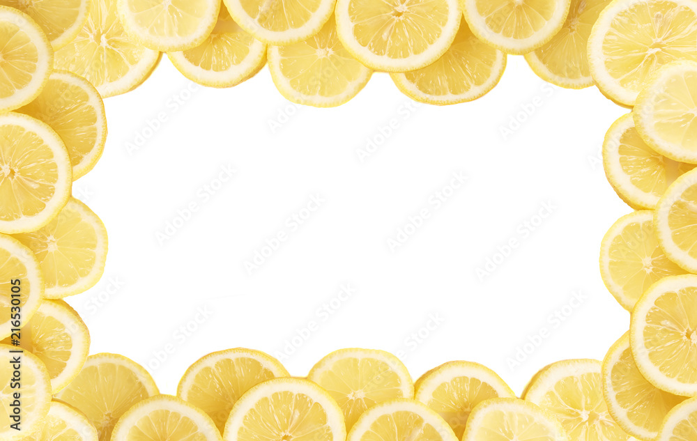 Image of fresh yellow lemon isolated on white background Image of fresh yellow lemon isolated on white background