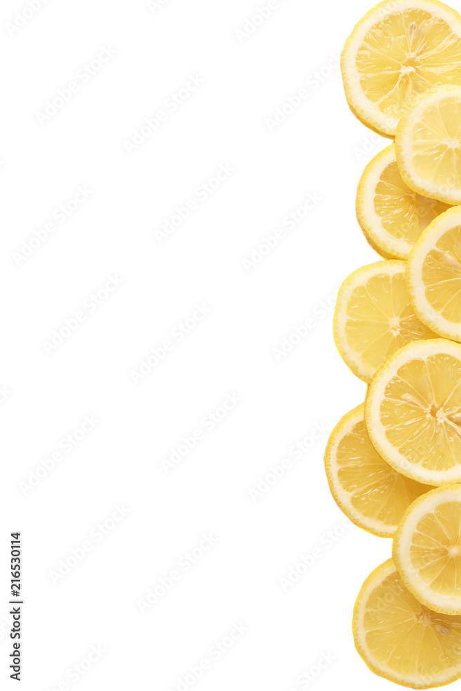 Image of fresh yellow lemon isolated on white background Image of fresh yellow lemon isolated on white background