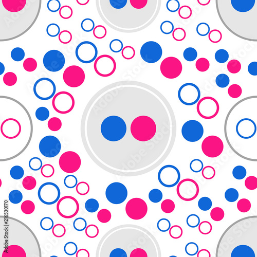 Two-circle pattern design is suitable for the background of a product