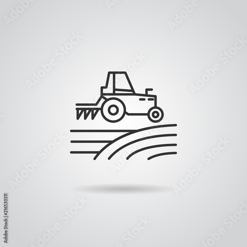 farm icon vector , car