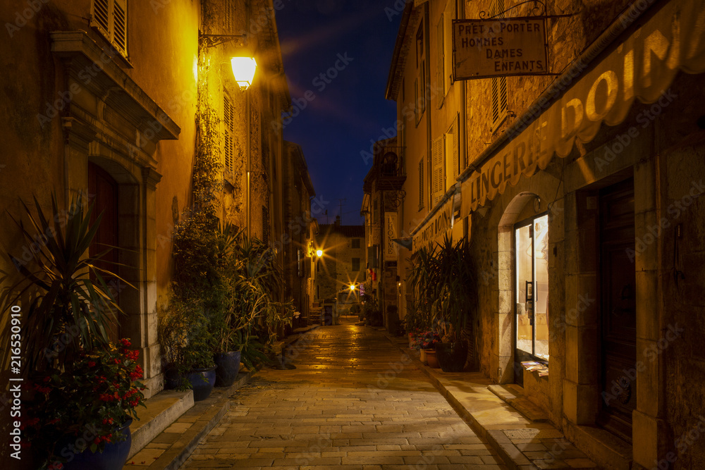 night at Valbonne, Provence