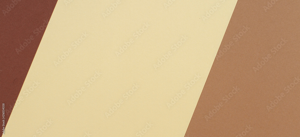 Color papers geometry composition background with beige and brown tones Color papers geometry composition background with beige and brown tones