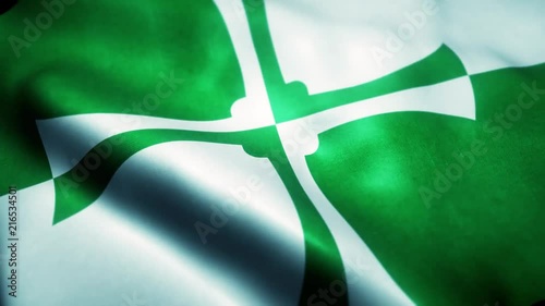 Waving Flag of Kirkcudbrightshire