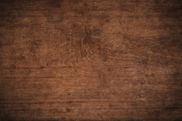 Old grunge dark textured wooden background,The surface of the old brown wood texture,top view brown teak wood paneling