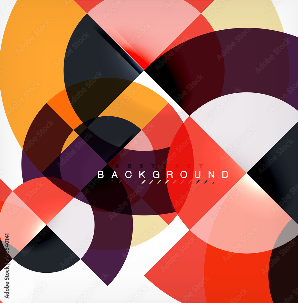 Modern circle abstract background Modern circle abstract background
