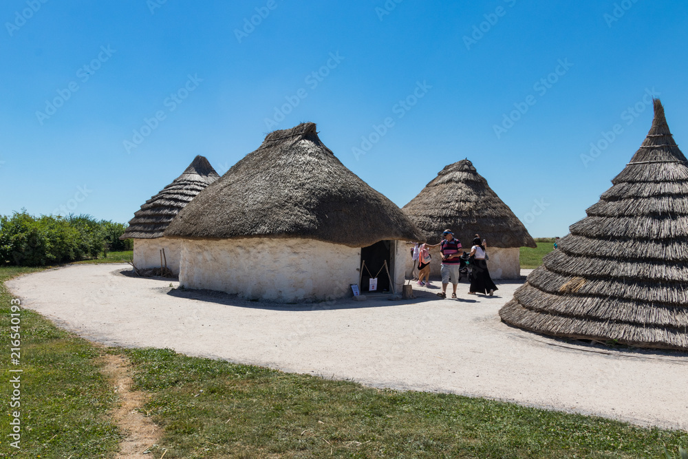english, neolithic village Stock Photo | Adobe Stock