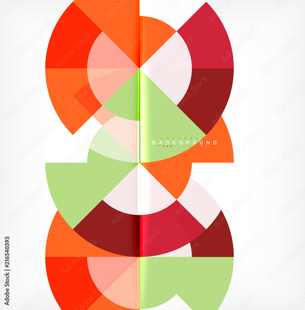 Modern circle abstract background Modern circle abstract background