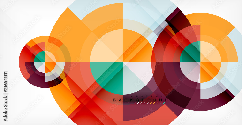Vector circle abstract background Vector circle abstract background