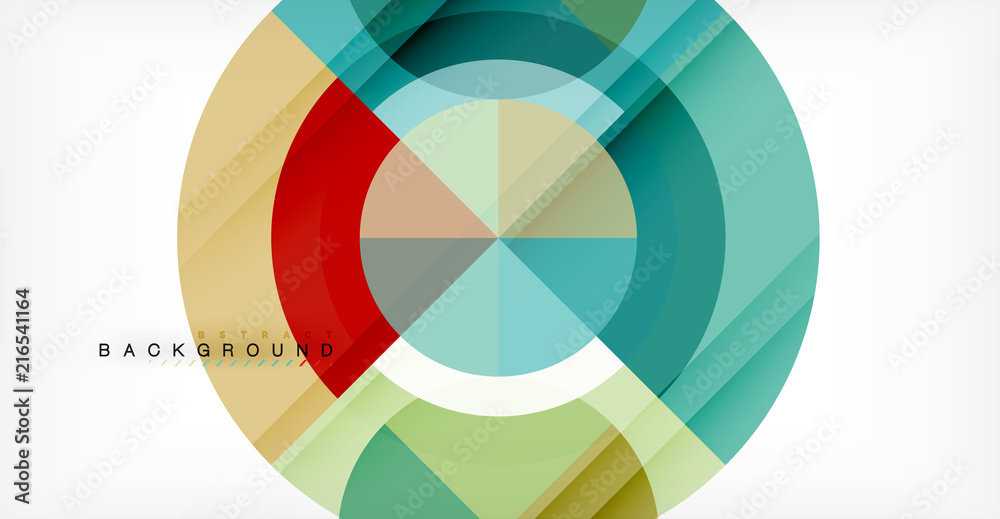 Fototapeta premium Streszczenie tło koło