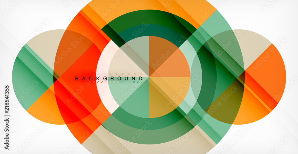 Vector circle abstract background Vector circle abstract background