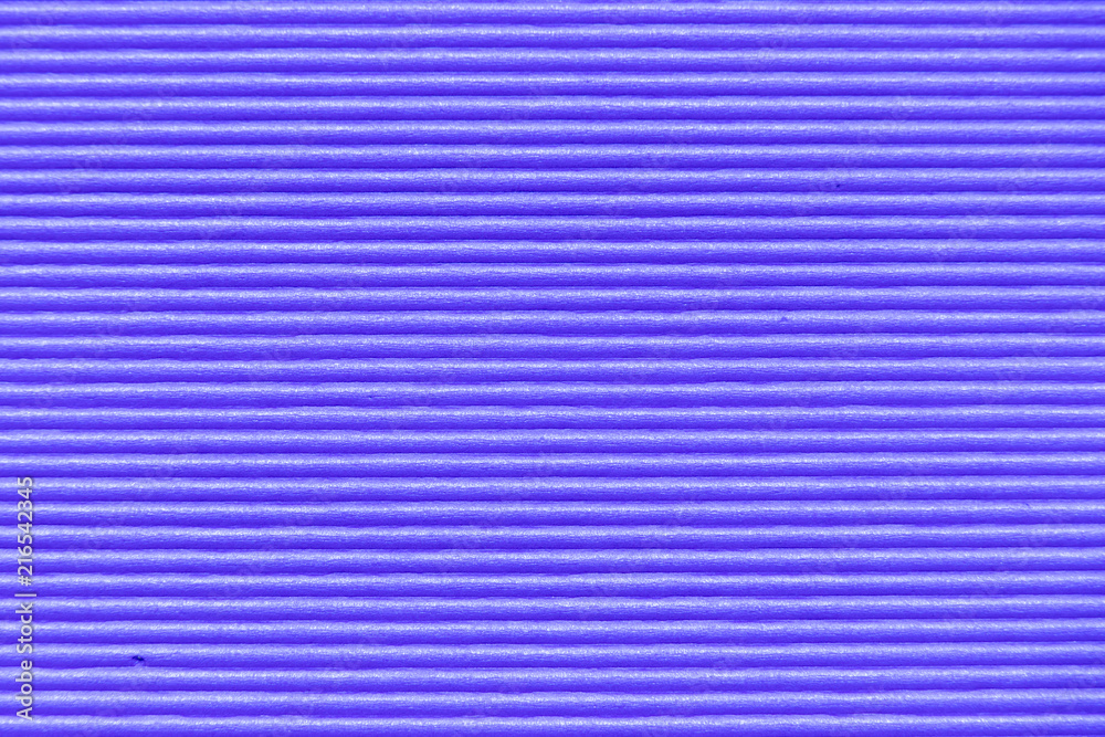 Fototapeta premium Blue color corrugated paper foam textured background for decoration