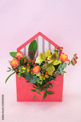 Beauty bouquet of different...