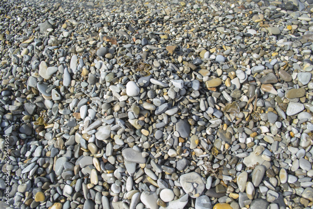 Sea beach stones and pebbles. Sea shore background. Sea beach stones and pebbles. Sea shore background.