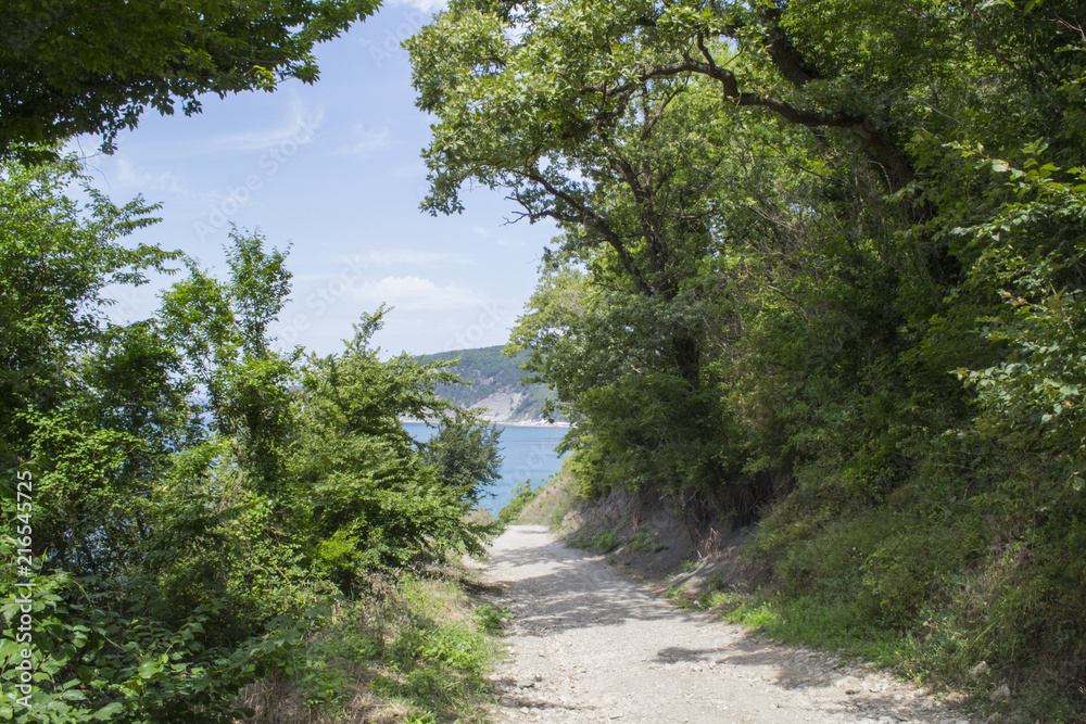 Inal bay, Black sea beach, Krasnodarsky kray Inal bay, Black sea beach, Krasnodarsky kray