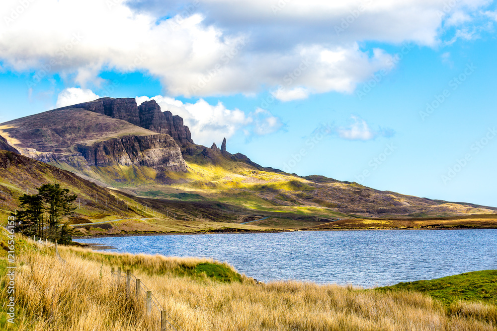 The old man of Storr from Loch Leathan
