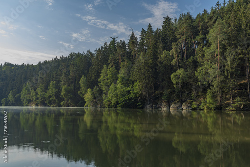 Nebakov pond in Czech paradise national park