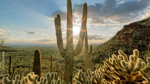 Desert Valley Sunset Timelapse/Hyperlapse - View 9