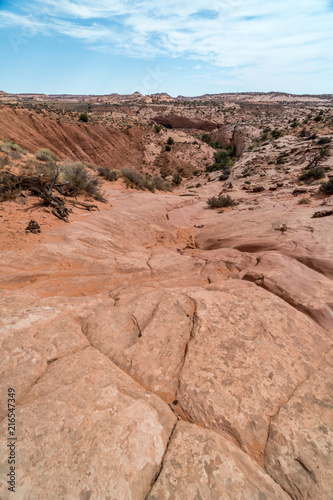 Hiking Trail Utah Slot Canyons