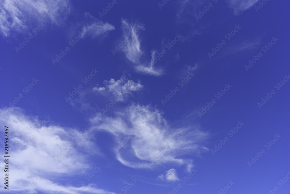 Beautiful blue sky with clouds Beautiful blue sky with clouds