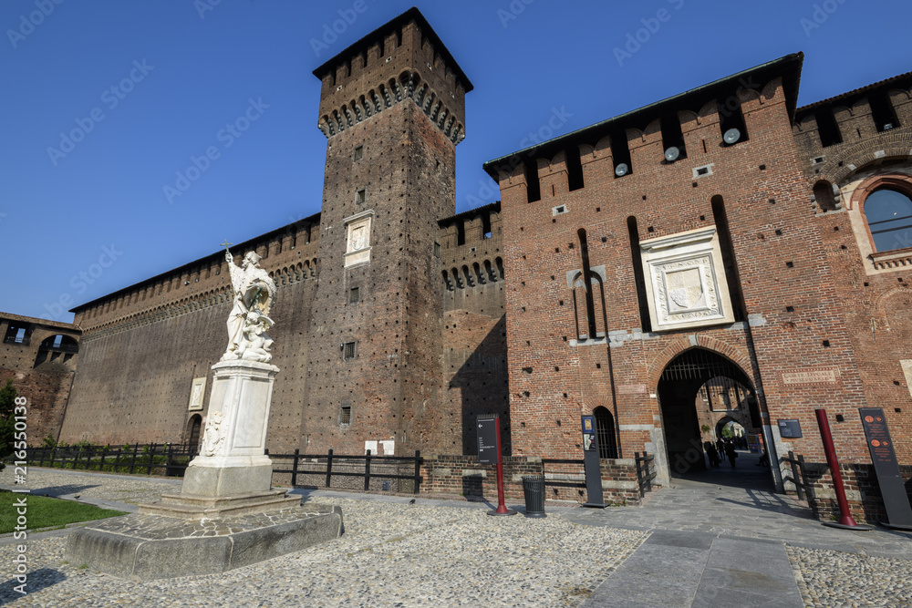 Castello Sforzesco di Milano, Italia