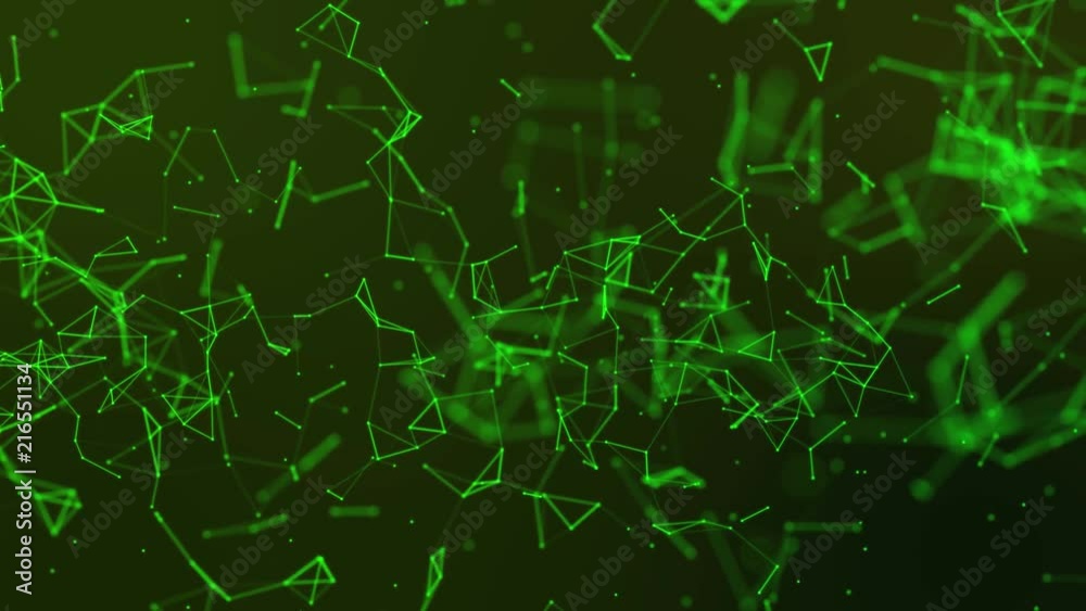 geometrical background with moving lines and dots. looping cg animation geometrical background with moving lines and dots. looping cg animation