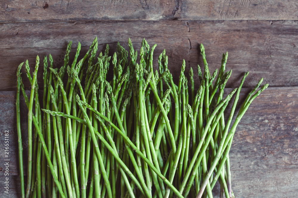 Bunch Of Fresh Asparagus