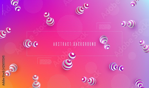 Abstract blurred background 3d dynamic shapes Rose pattern for creative design Vector