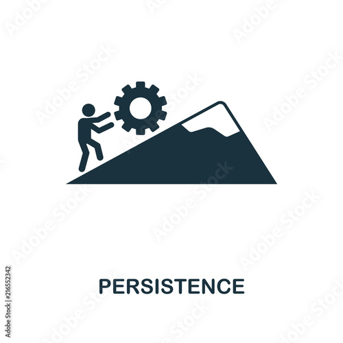 Persistence creative icon. Simple element illustration. Persistence concept symbol design from soft skills collection. Perfect for web design, apps, software, print.