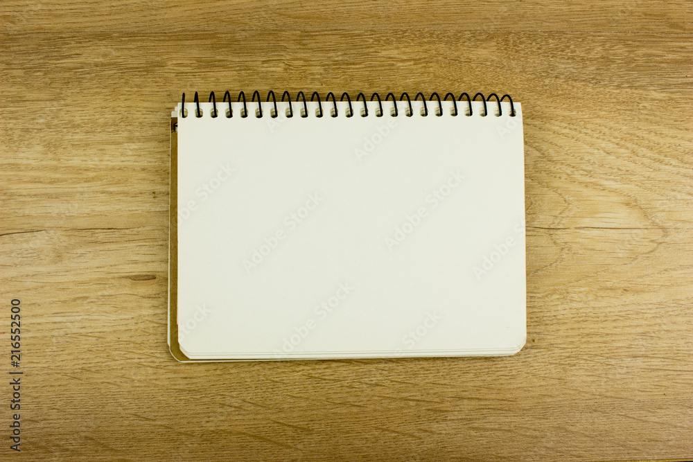 Empty block note mockup. Free copy space for your text and design. Office and education concept Empty block note mockup. Free copy space for your text and design. Office and education concept