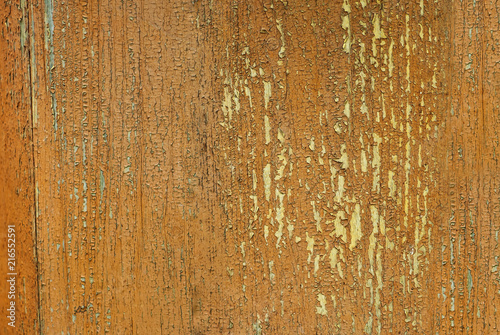 The texture of an old board with cracked paint © Ivan