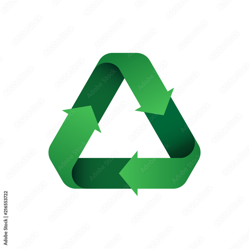 Obraz premium Recycle green logo