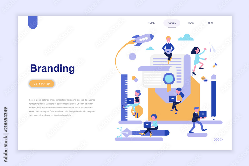 Landing page template of branding and advertising modern flat design concept. Learning and people concept. Conceptual flat vector illustration for web page, website and mobile website. Landing page template of branding and advertising modern flat design concept. Learning and people concept. Conceptual flat vector illustration for web page, website and mobile website.