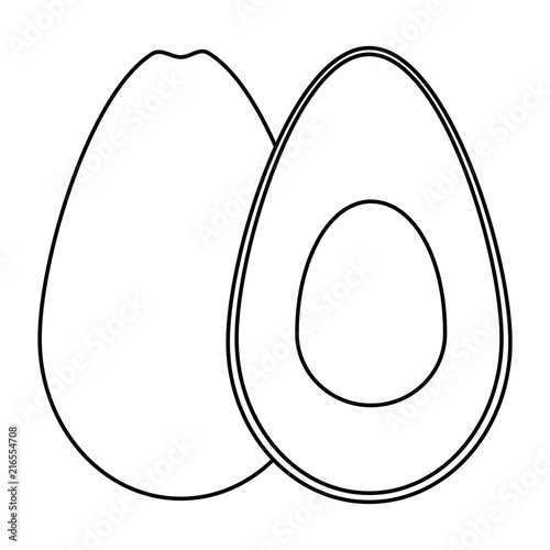 fresh avocado healthy food