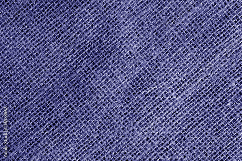 Cotton fabric texture in blue color.