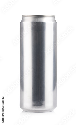 metal can isolated on white background